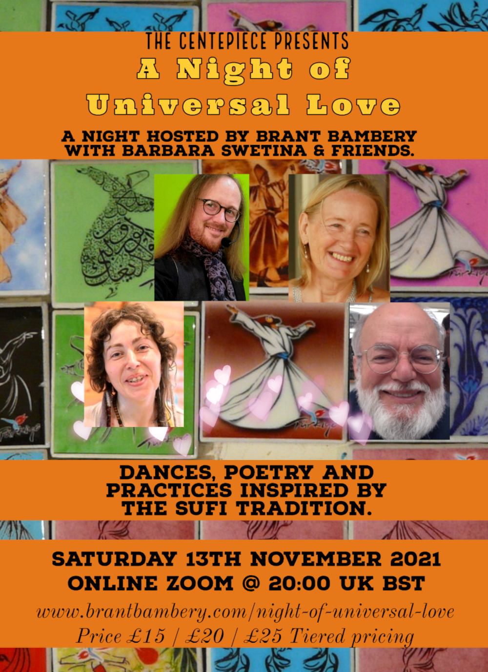 The Centrepiece Session poster - Online Sacred Dance - Barbara Swetina